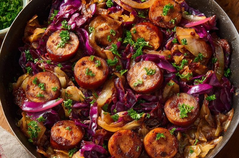 Smoked Sausage and Cabbage