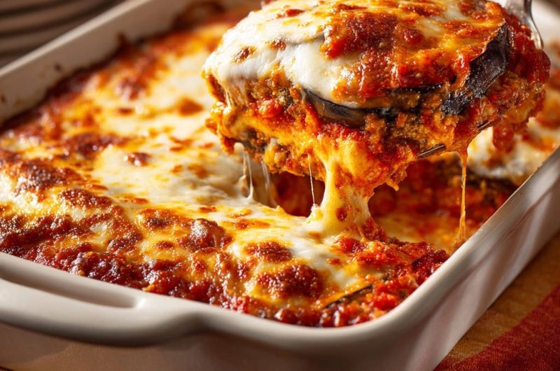 Stacked Eggplant Parmesan