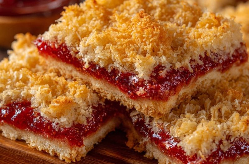Strawberry Coconut Bars