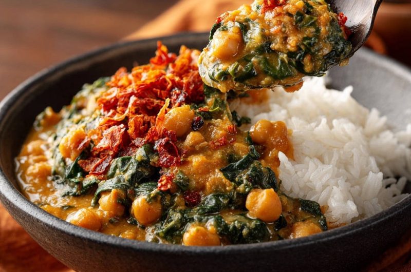 30-Minute Chickpea and Spinach Curry