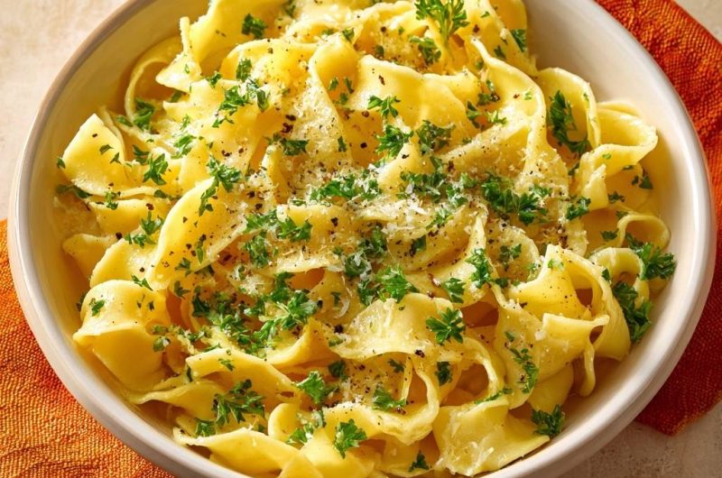 Buttery Parmesan Fettuccine