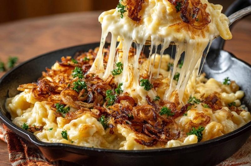 Cast-Iron Skillet Mac and Cheese