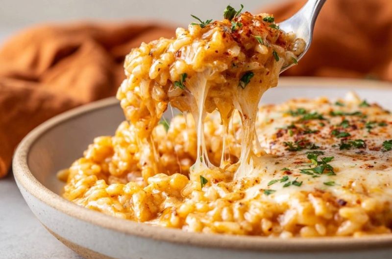 Cheesy Pull-Apart Risotto