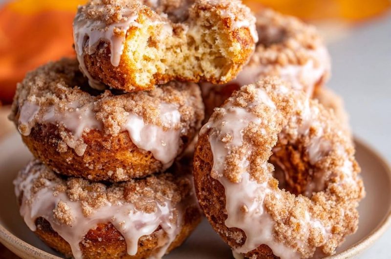 Cinnamon Sugar Baked Donuts