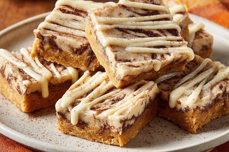 Cinnamon Swirl Cheesecake Bars