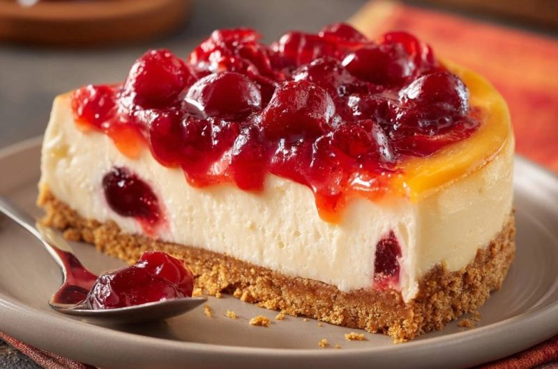Classic Cherry Cheesecake