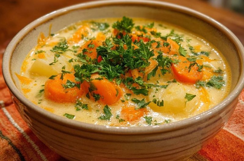 Creamy Potato Carrot Soup