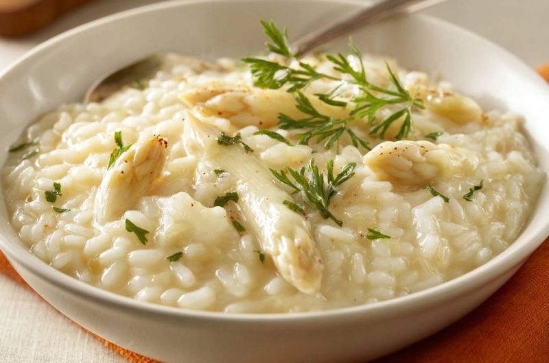 Creamy White Asparagus Risotto