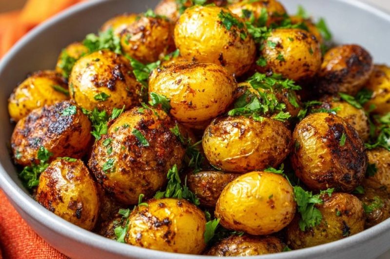Crispy Spiced Baby Potatoes
