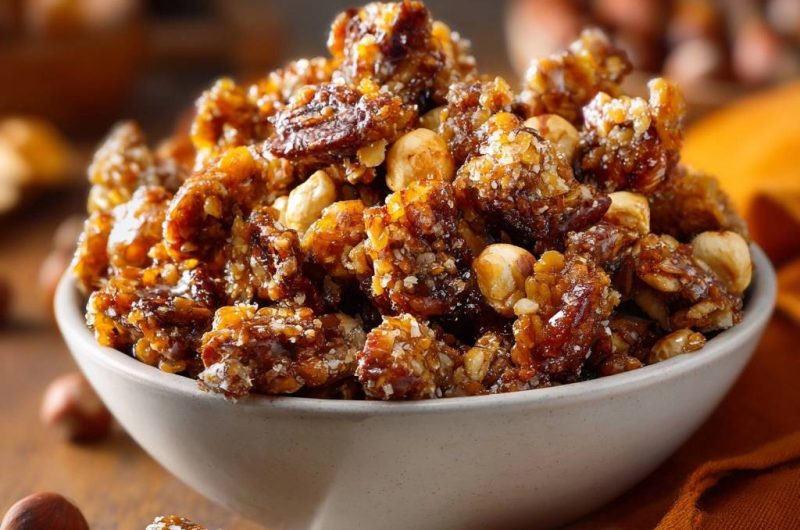 Crunchy Candied Mixed Nuts
