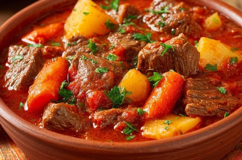 Hearty Tomato Beef Stew