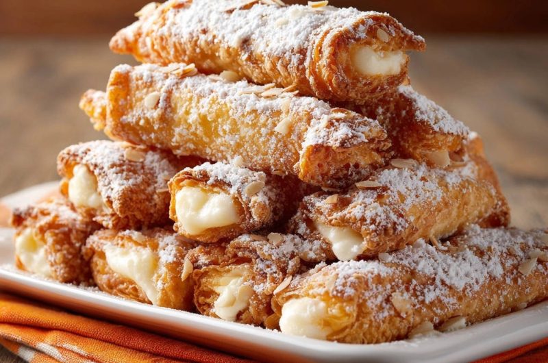 Quick Layered Cream Horns