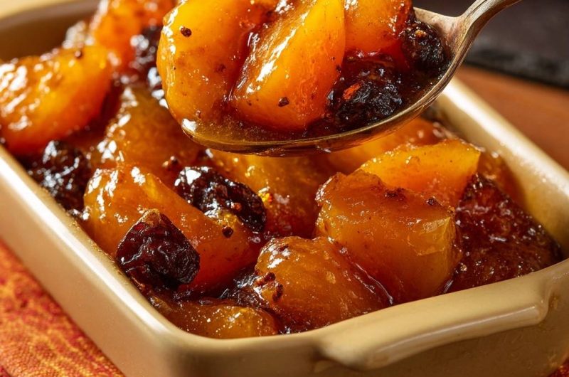 Brown Sugar Glazed Peaches