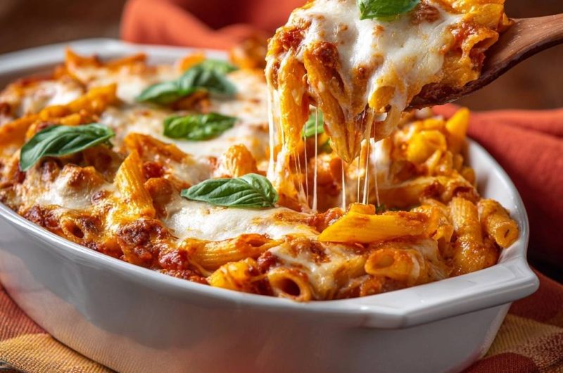 Cheesy Baked Penne