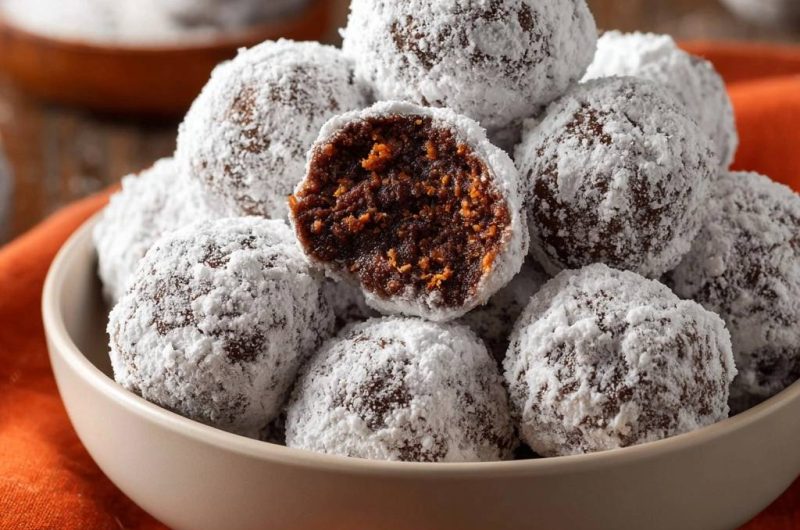 Chocolate Orange Snowballs