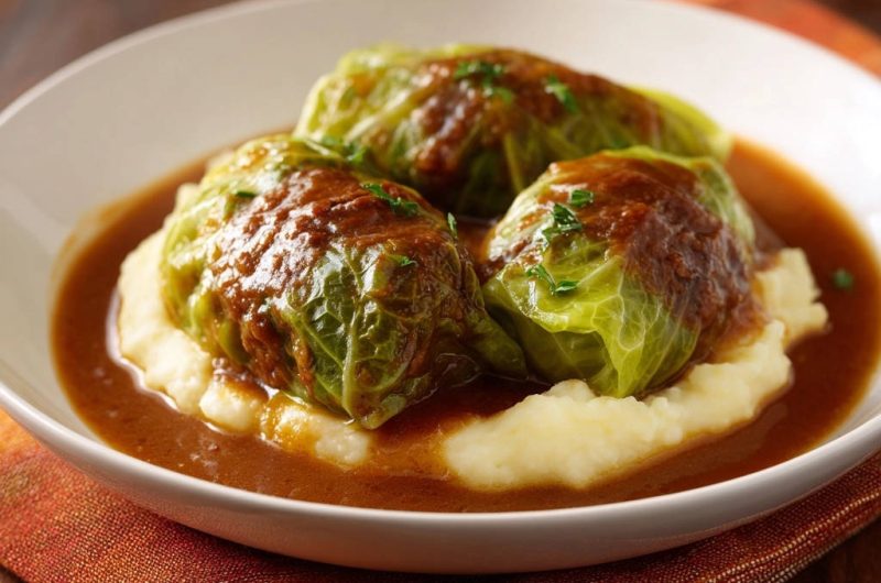 Beef Stuffed Cabbage Rolls