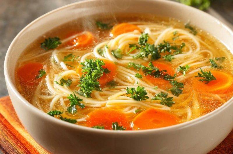 Carrot Noodle Soup