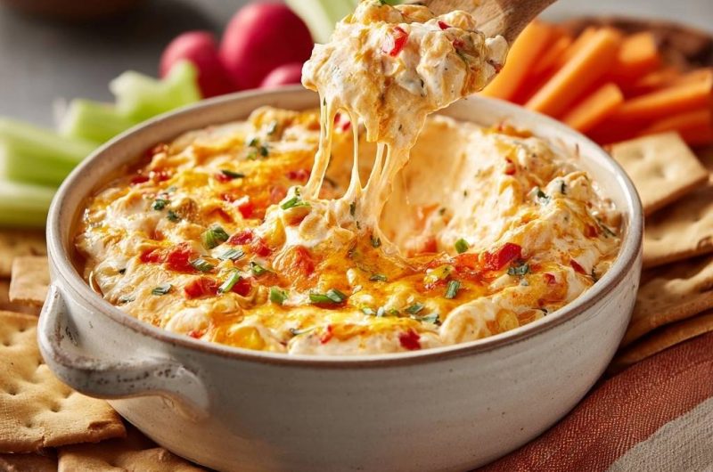Creamy Roasted Red Pepper Dip