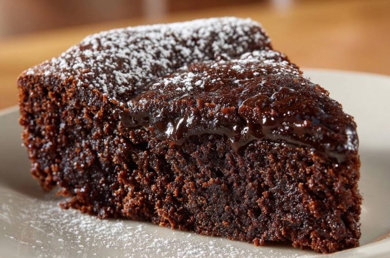 Fudgy Chocolate Ganache Cake