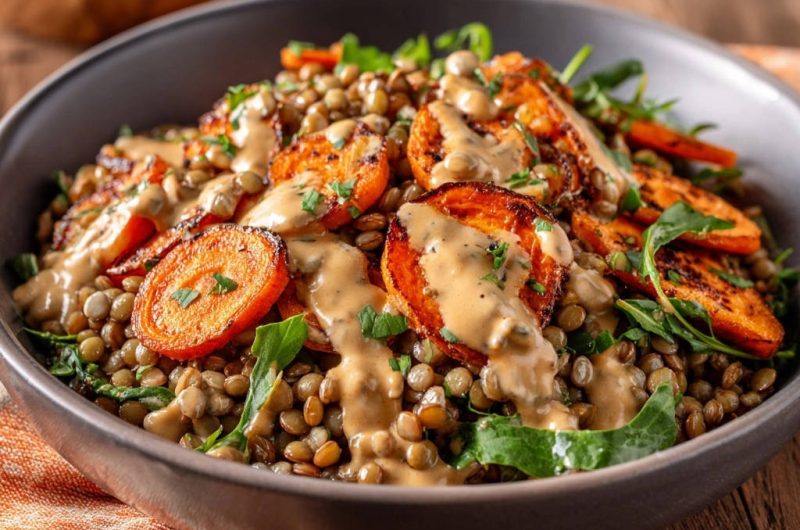 Lentil Carrot Bowl