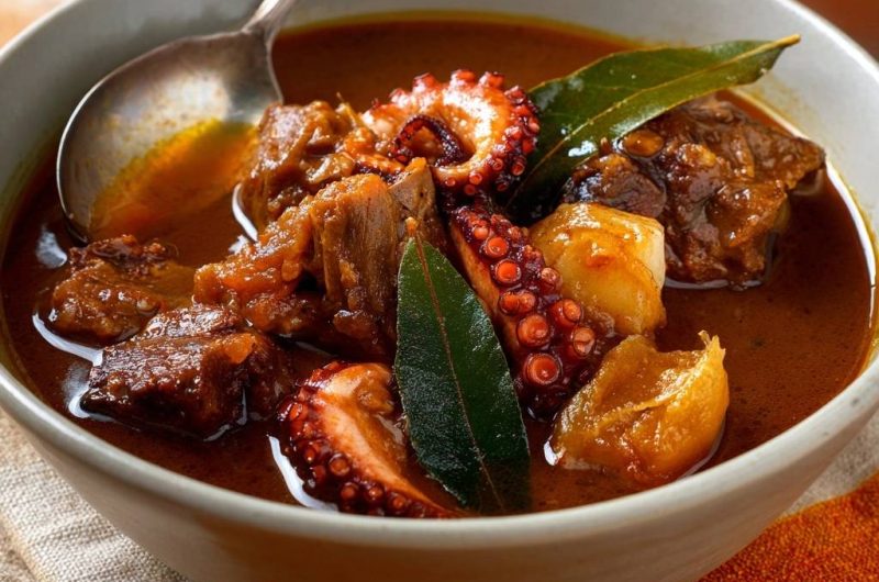Octopus and Beef Stew
