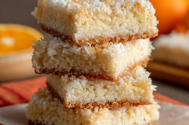 Orange Coconut Squares