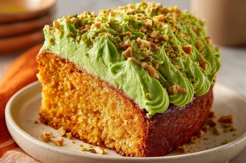 Pistachio Carrot Cake