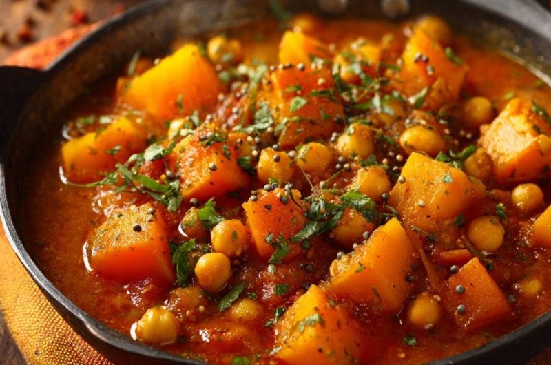 Pumpkin Chickpea Curry