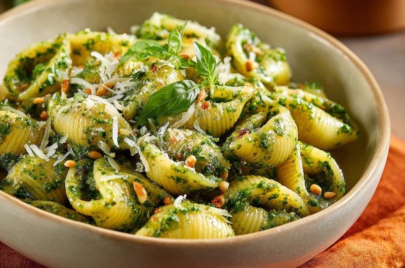 Pesto Pasta Shells