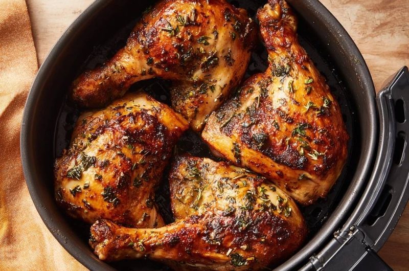 Air Fryer Herbed Chicken Thighs