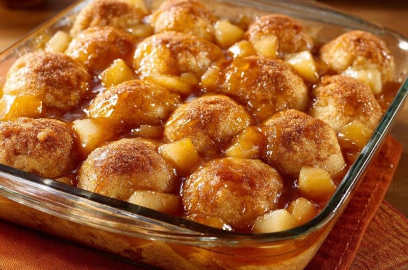 Baked Pineapple Dumplings