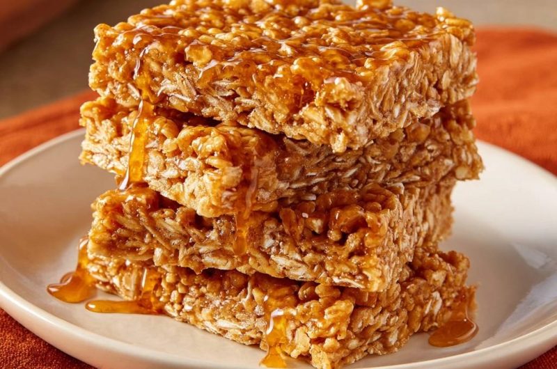 Caramel Rice Krispie Treats