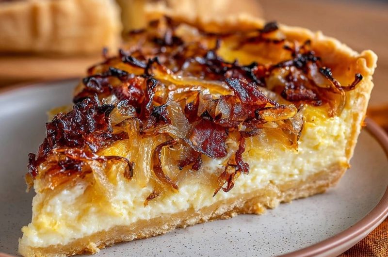 Caramelized Onion Bacon Quiche