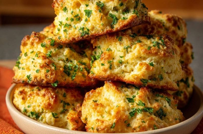 Cheddar Parsley Biscuits