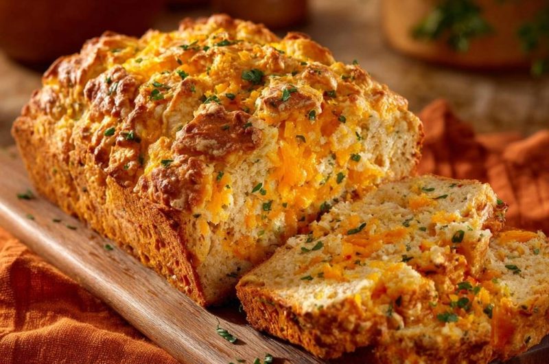 Cheddar Parsley Cheese Bread