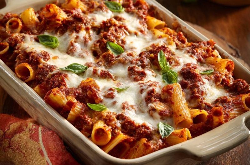 Cheesy Baked Rigatoni