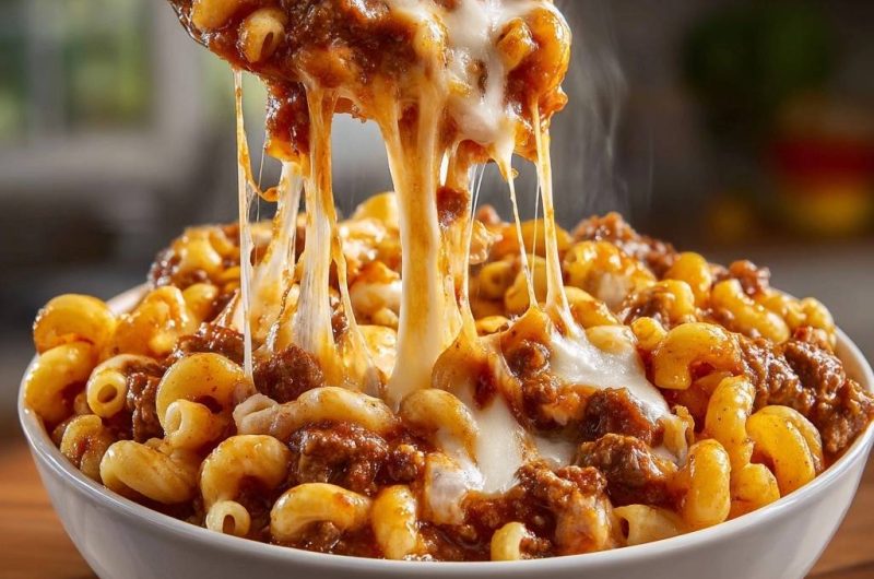 Cheesy Beef Elbow Mac