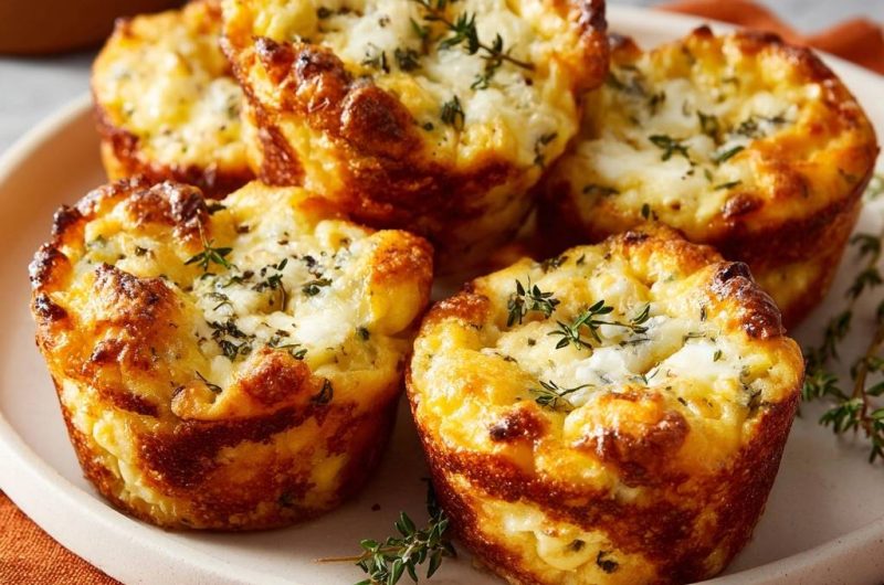 Cheesy Thyme Muffins