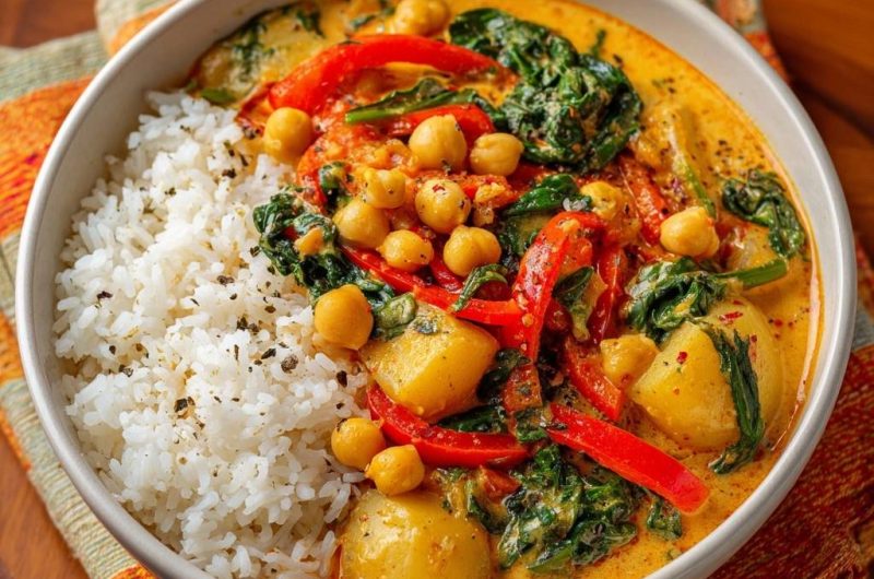 Chickpea Spinach Curry
