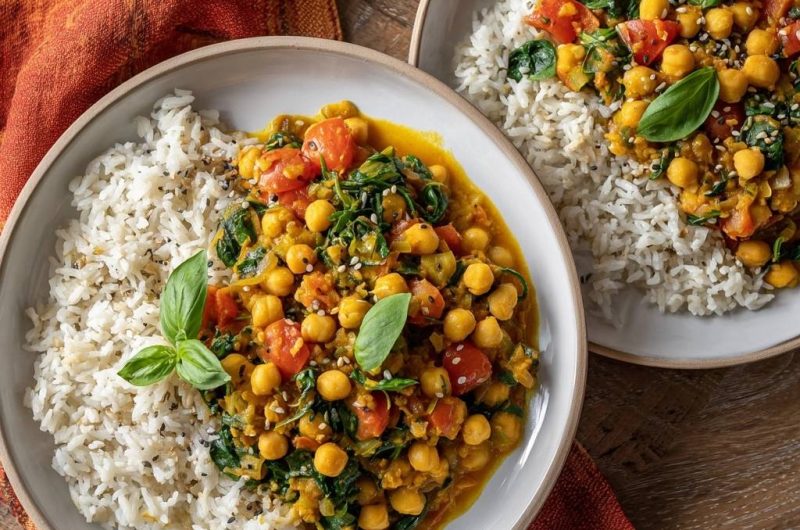 Chickpea Spinach Curry