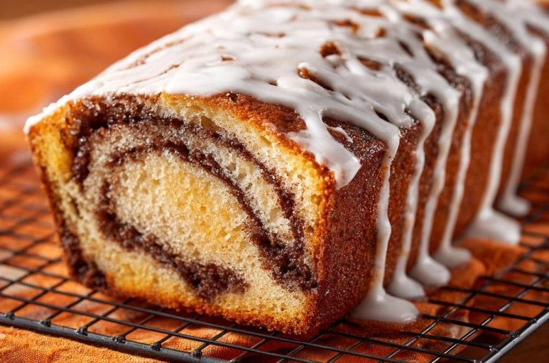 Cinnamon Swirl Glazed Loaf