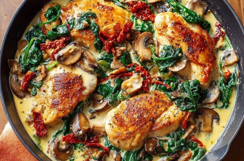 Creamy Tuscan Chicken Skillet