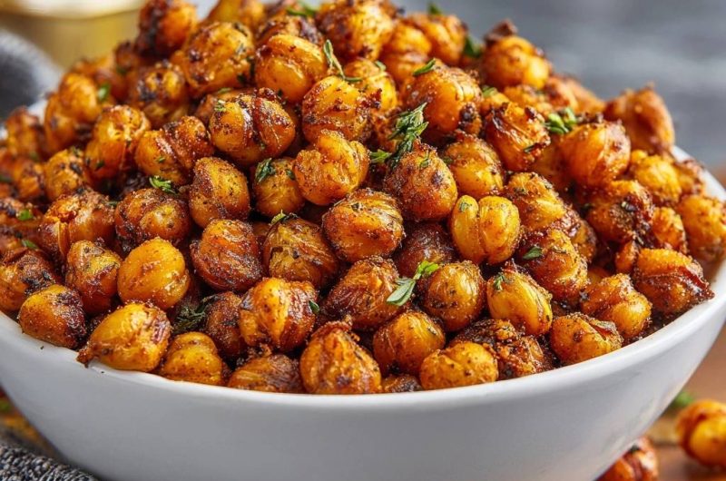 Crispy Spiced Roasted Chickpeas