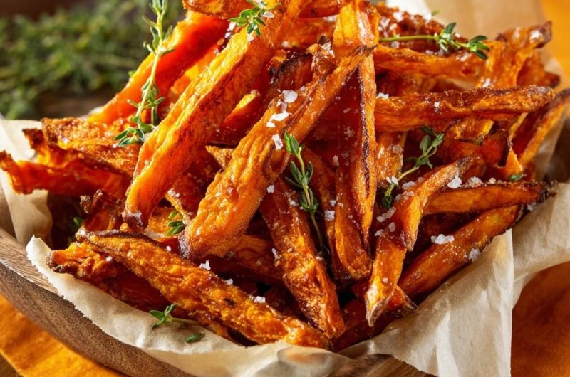 Crispy Thyme Sweet Potato Fries