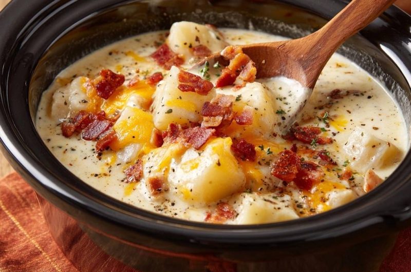 Crockpot Loaded Potato Soup