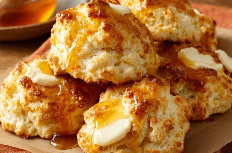 Flaky Honey Butter Biscuits