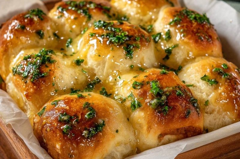 Garlic Parsley Butter Pull-Apart Rolls