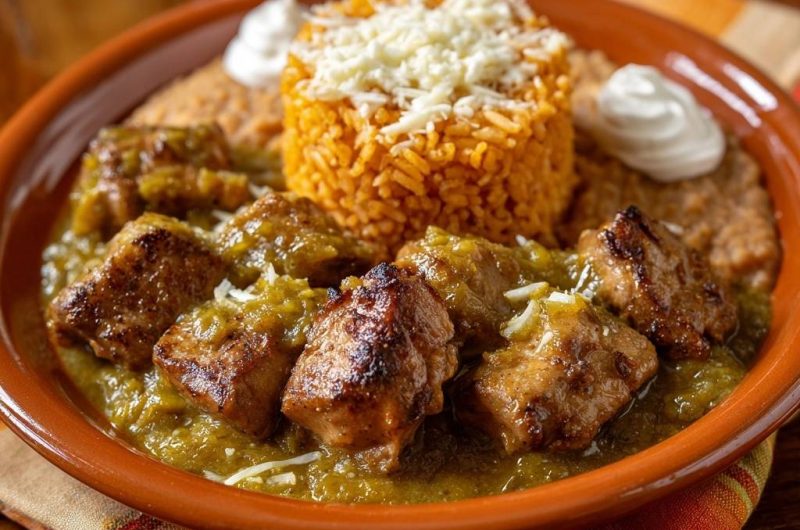 Green Chile Chicken Plate