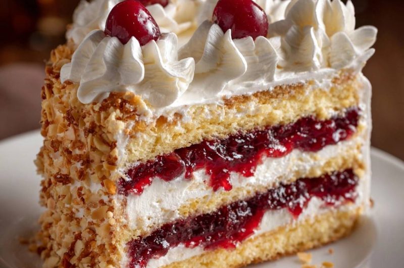 Hazelnut Cherry Torte