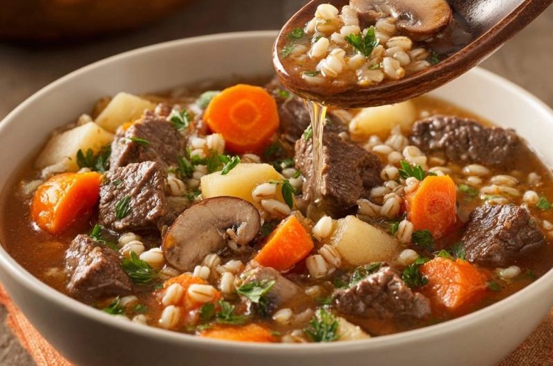 Hearty Beef Barley Soup